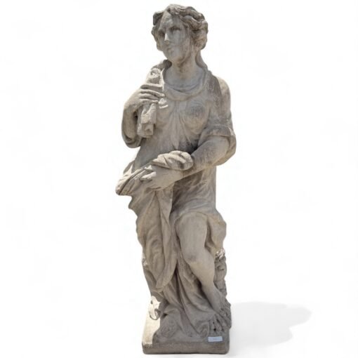 Cement Garden Statue of a Goddess - Image 2