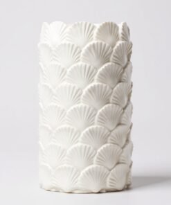Ceramic Italian Shell Vase