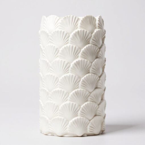 Ceramic Italian Shell Vase