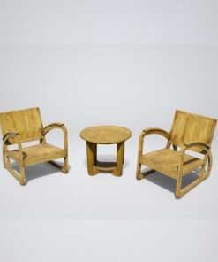 Moroccan low Table and 4 Chairs