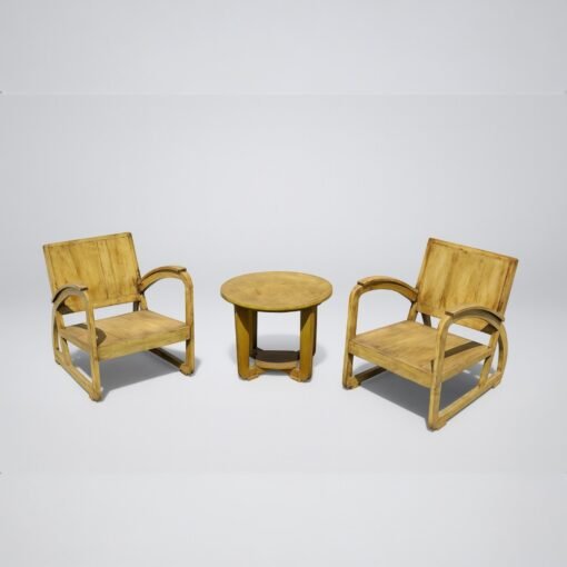 Moroccan low Table and 4 Chairs