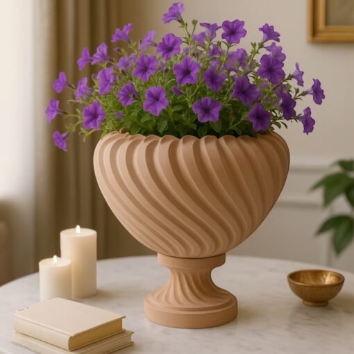 Ceramic Cyclone Italian Vase - Image 5