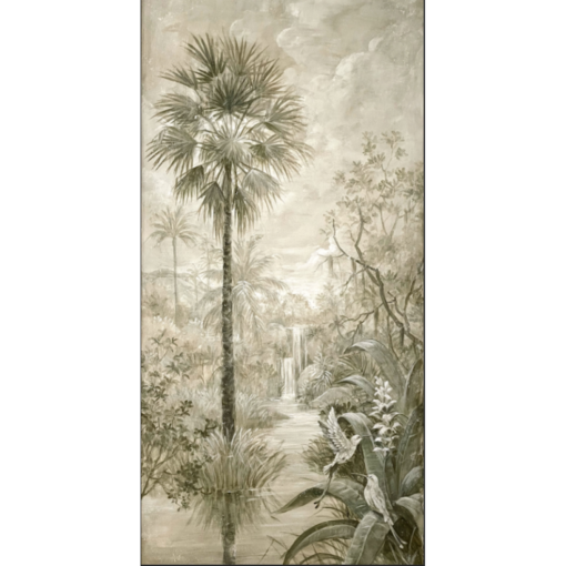 French Panel " Cascade Tropicale"