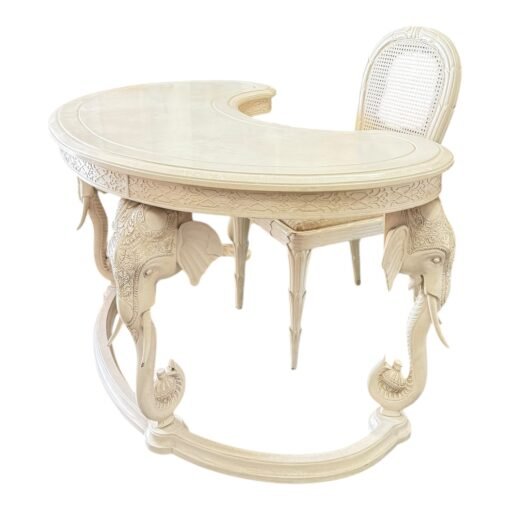 Vintage 1970s Gampel-Stoll Elephant Desk With Chair - Image 4