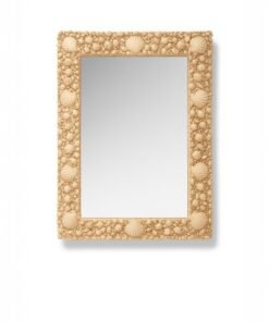 Shell Mosaic Mirror White
