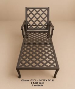 Aluminum Outdoor Chaises Lounge