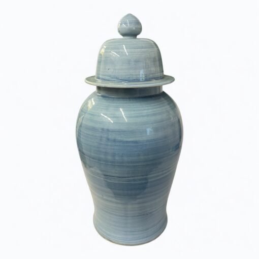 Vintage Style Sky Blue Porcelain Ginger Jar - Image 4