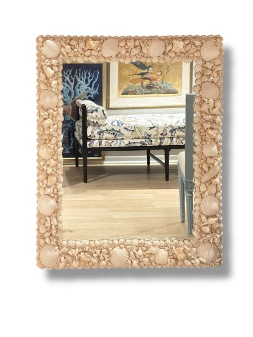 Shell Mosaic Mirror White - Image 2