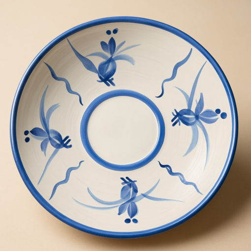 Traditional Spanish Ceramic 'Lebrillo' bowl, handmade and hand-painted - Image 4