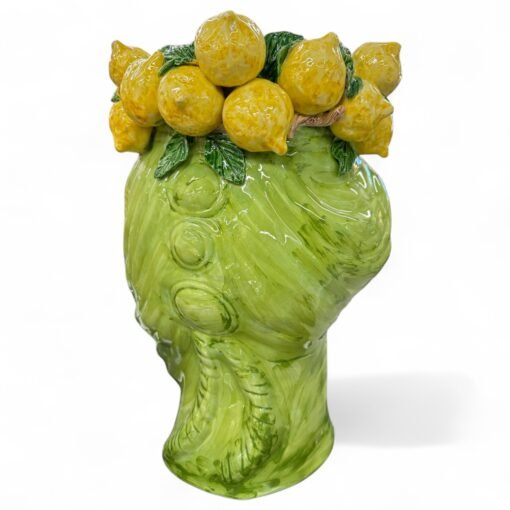 Moorish Head Ceramic Vase - Image 4