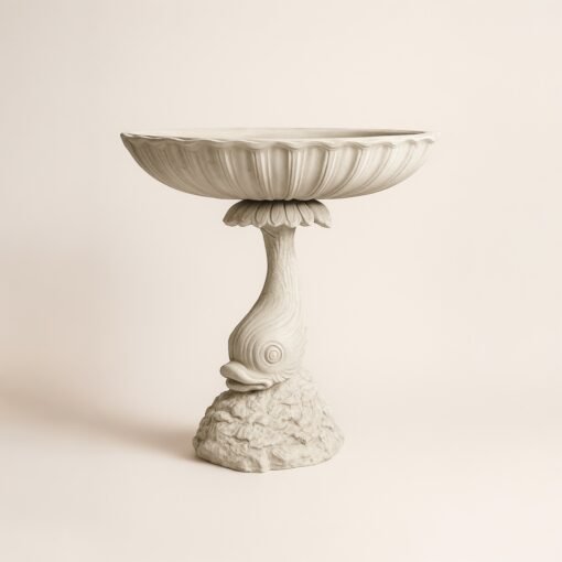 Dolphin Cast Concrete Fountain Basins