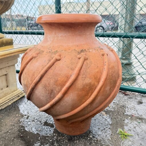 Large Antique Terra Cotta Olive Jars - Image 2
