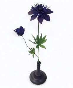 Hand Painted Copper Flowers from Italy