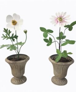 Italian Copper Flowers on a Pot