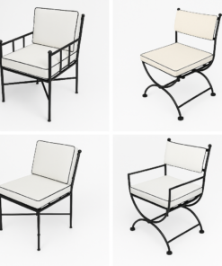 Neoclassical Turkish Outdoor/Indoor Chairs