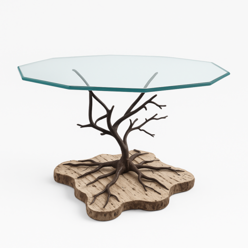 English Tree Form Garden/Side Table