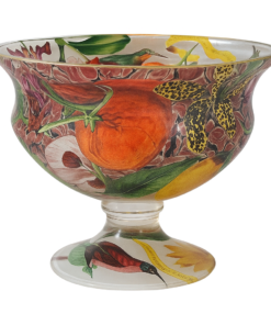 Alex Stewart Carter Flower Bowl Silver Leaf