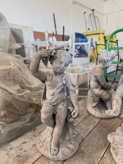 Set of 4 Seasons in Figural Lead - Image 6