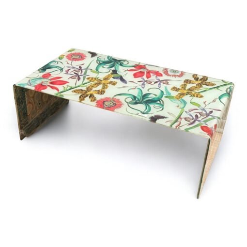Glass Decoupage Coffee Table by Alex Stewart - Image 4