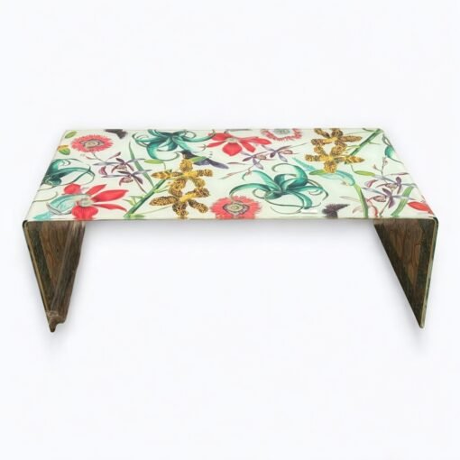 Glass Decoupage Coffee Table by Alex Stewart - Image 3