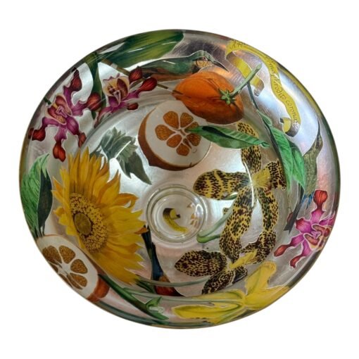 Alex Stewart Carter Flower Bowl Silver Leaf - Image 3