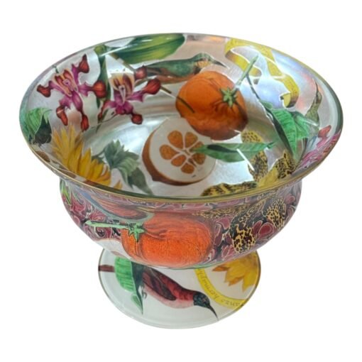 Alex Stewart Carter Flower Bowl Silver Leaf - Image 2