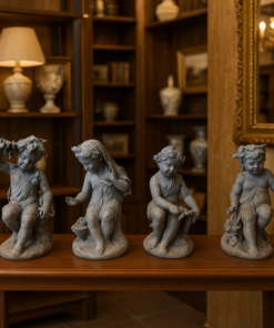 Set of 4 Seasons in Figural Lead
