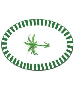 The Palm Collection Oval Serving Plate