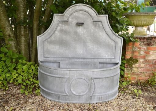 Curved Zinc Wall Fountain - Image 2
