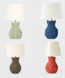 Floral Ceramic Table Lamp - Made to Order