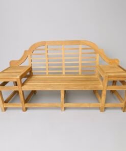 Lutyens Teak Benches with Tables