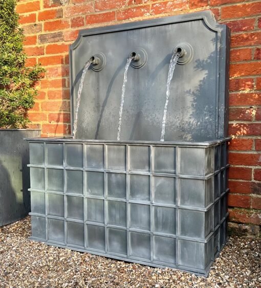 Zinc  Rectangular Garden Fountain - Image 3