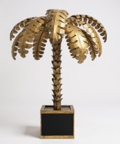 Gilded Palmer Medium Table Lamp in Gold Finish