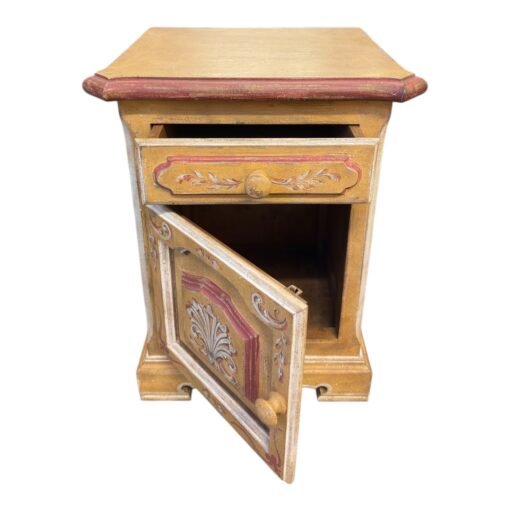 Italian lacquered,  and hand painted nightstands - Image 3