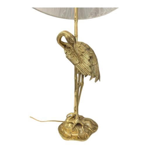 Gilt Bronze Heron Lamp - Image 2