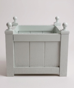 Aluminum White Outdoor Planters - Versailles Style