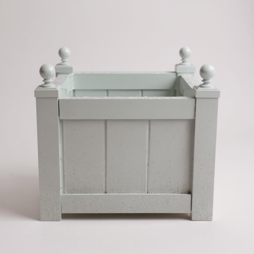 Aluminum White Outdoor Planters - Versailles Style