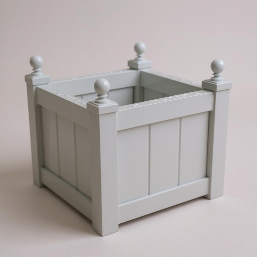 Aluminum White Outdoor Planters - Versailles Style - Image 2