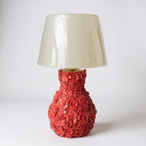 Floral Ceramic Table Lamp - Image 2