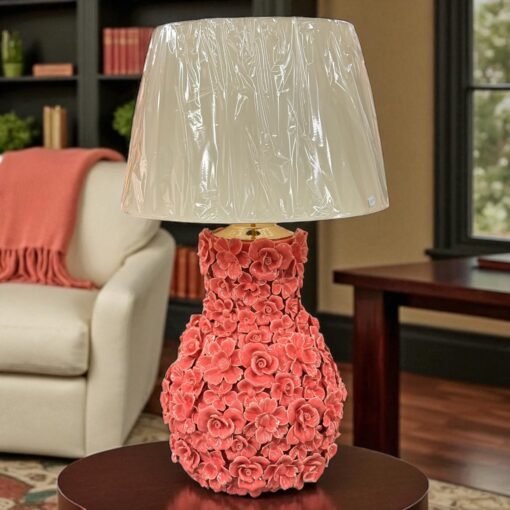 Floral Ceramic Table Lamp