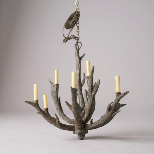 Rustic Antler-Style Chandelier