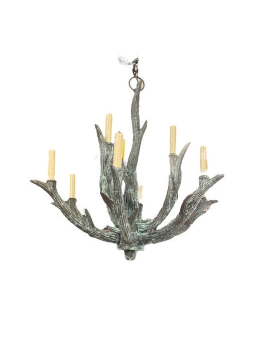 Rustic Antler-Style Chandelier - Image 2