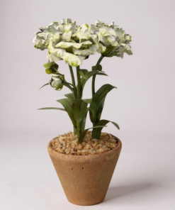Tole Flower in a Terra Cotta Pot