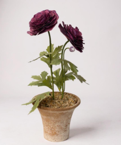 Tole Flower Standard Ranuculas