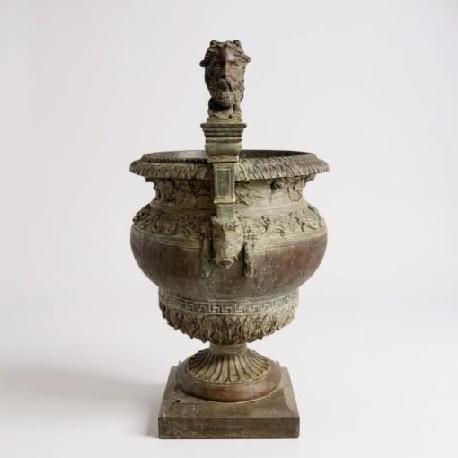 Cast Bronze Urns from a Miami Estate.