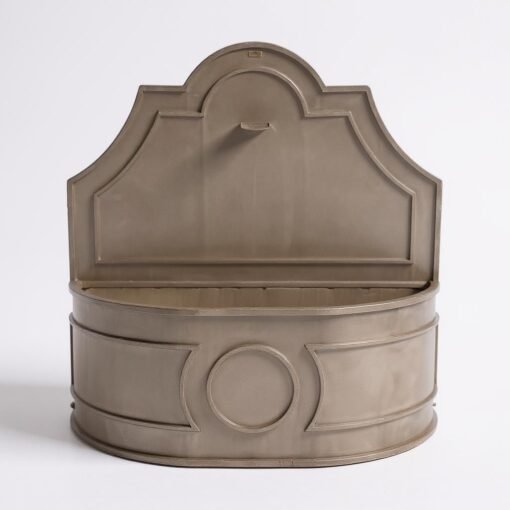 Curved Zinc Wall Fountain