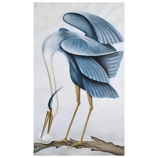 Italian Original Painting Blue Heron I and II - Image 3