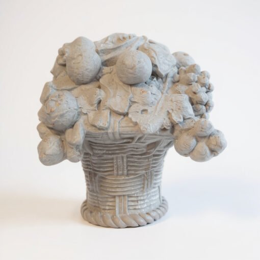 Pair of Stone Fruit Basket Finials - Image 2