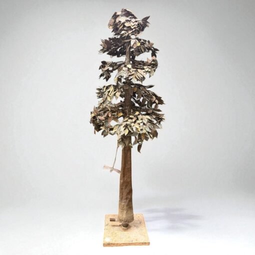 Weathered Metal Tree Fountain Sculpture - Image 2