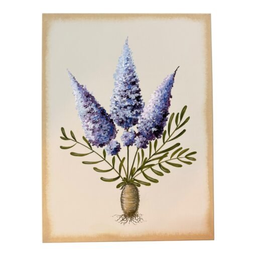 Fleur Bleu Size 18" x 24" Collection - Image 8